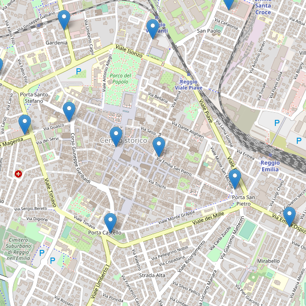 Thumbnail mappa farmacie Reggio nell'Emilia