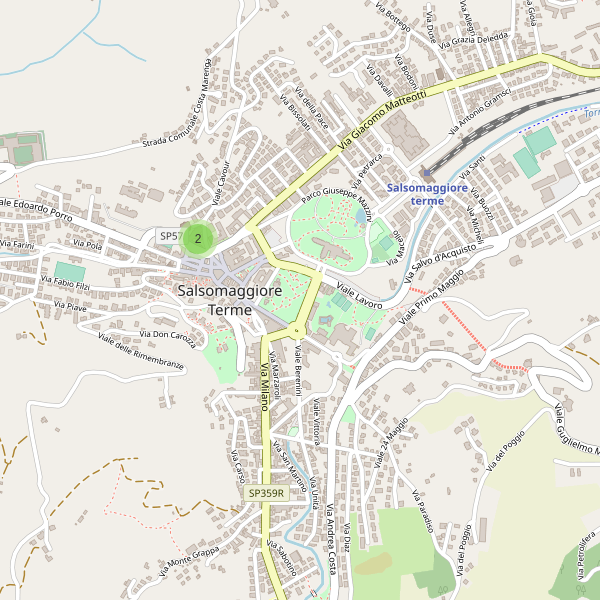 Thumbnail mappa hotel di Salsomaggiore Terme