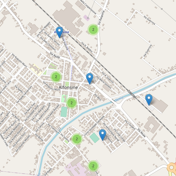 Thumbnail mappa parcheggi di Alfonsine