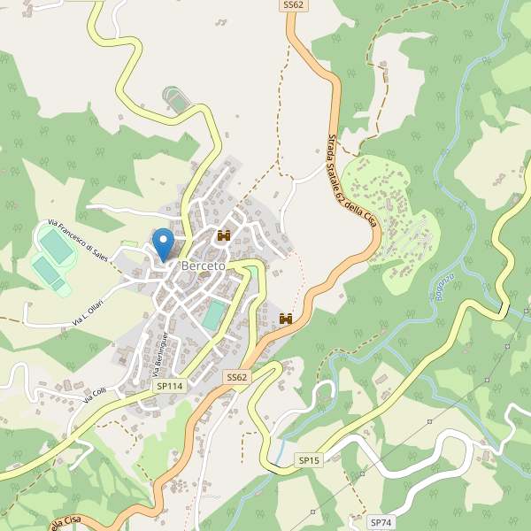Thumbnail mappa parcheggi di Berceto