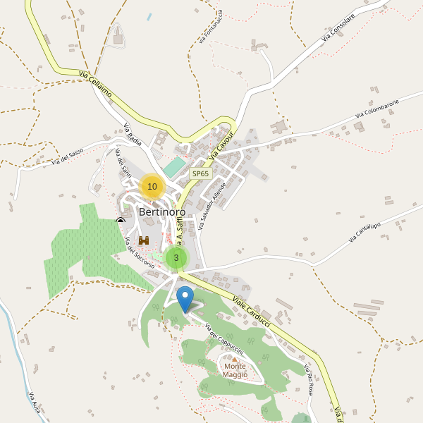 Thumbnail mappa parcheggi di Bertinoro