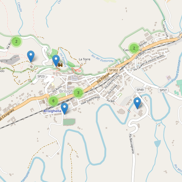 Thumbnail mappa parcheggi di Brisighella