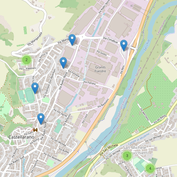 Thumbnail mappa parcheggi di Castellarano