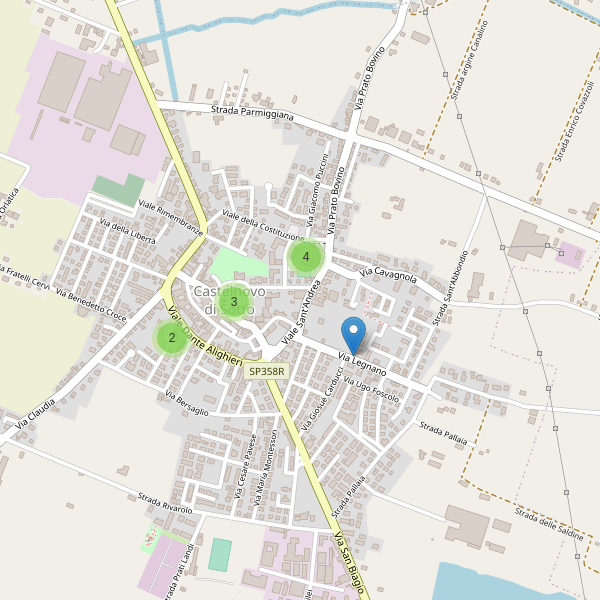 Thumbnail mappa parcheggi di Castelnovo di Sotto