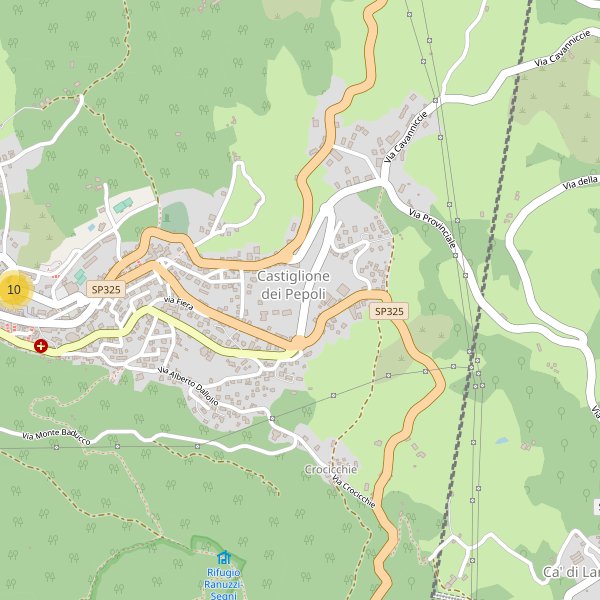 Thumbnail mappa parcheggi di Castiglione dei Pepoli