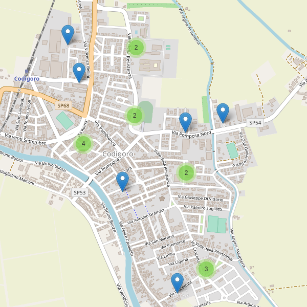 Thumbnail mappa parcheggi di Codigoro