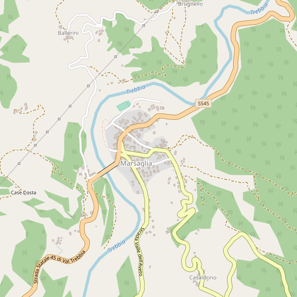 Thumbnail mappa parcheggi di Corte Brugnatella