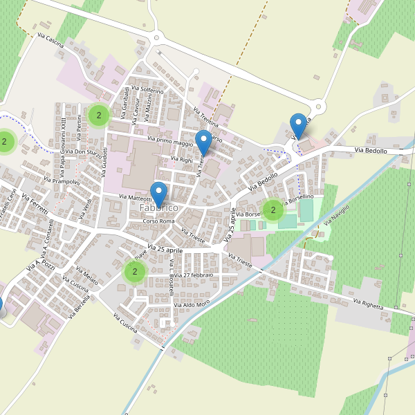 Thumbnail mappa parcheggi di Fabbrico
