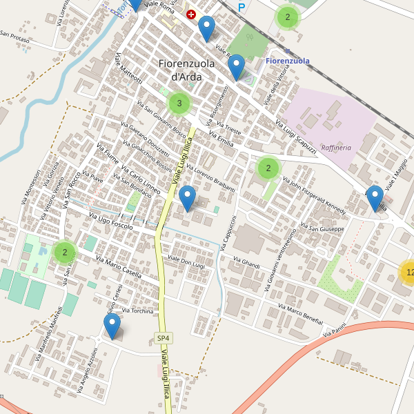 Thumbnail mappa parcheggi di Fiorenzuola d'Arda