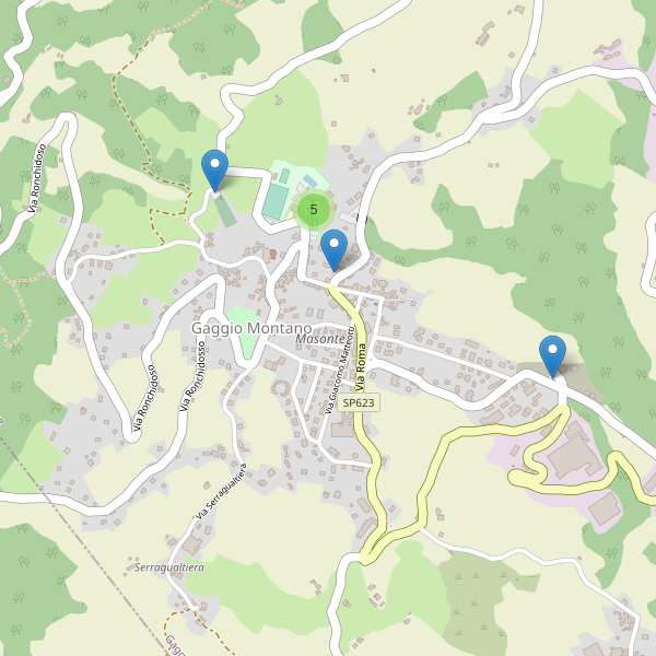 Thumbnail mappa parcheggi di Gaggio Montano
