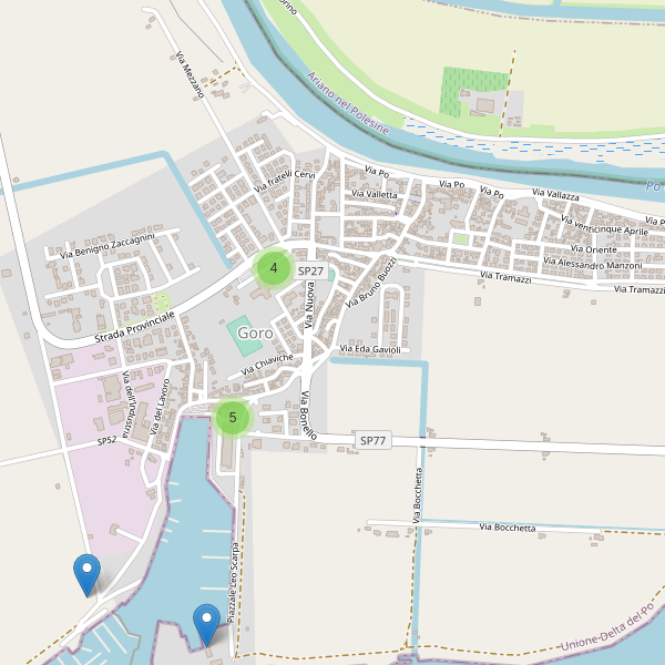 Thumbnail mappa parcheggi di Goro
