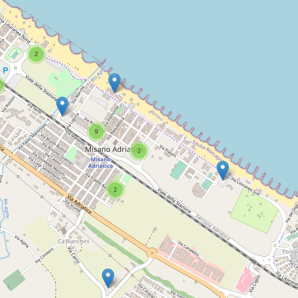 Thumbnail mappa parcheggi di Misano Adriatico