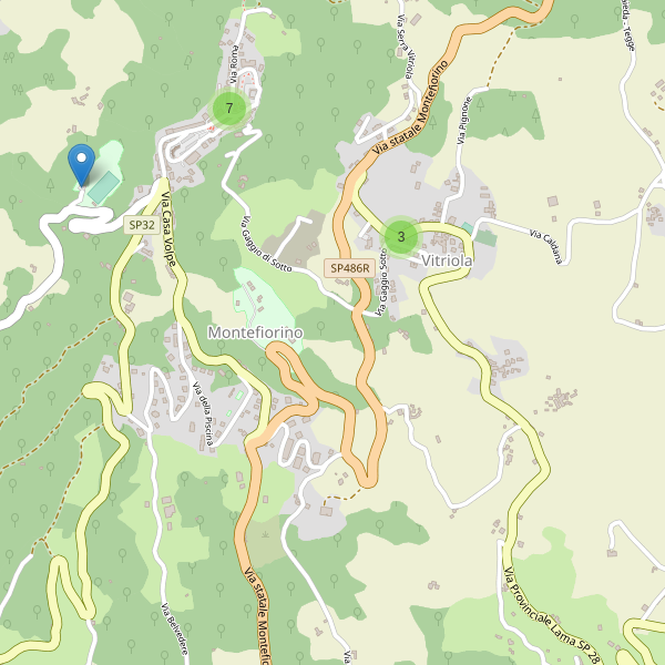 Thumbnail mappa parcheggi di Montefiorino