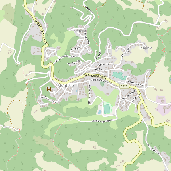 Thumbnail mappa parcheggi di Montese