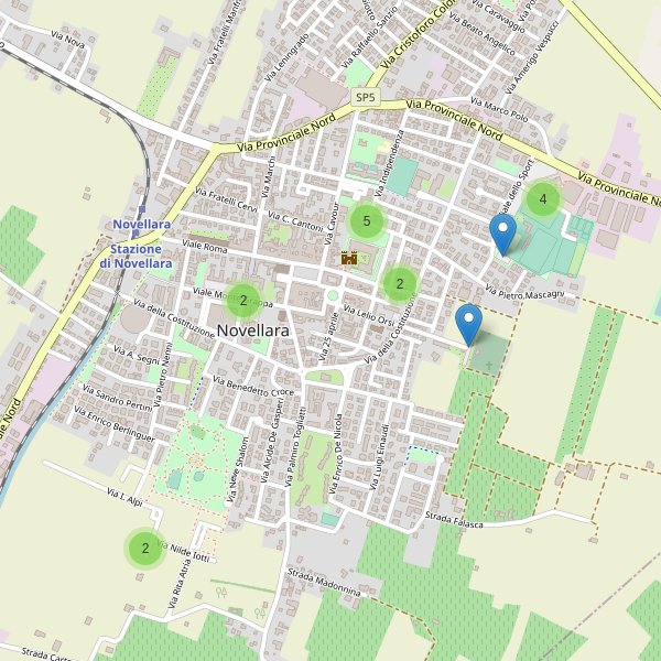 Thumbnail mappa parcheggi di Novellara