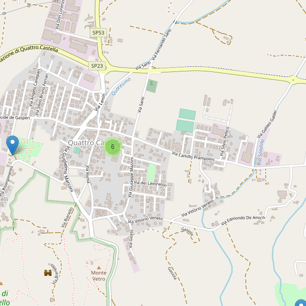 Thumbnail mappa parcheggi di Quattro Castella