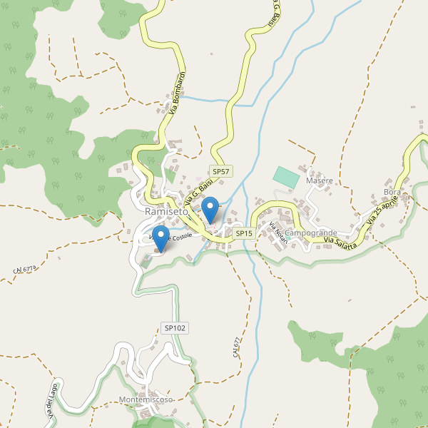 Thumbnail mappa parcheggi di Ramiseto