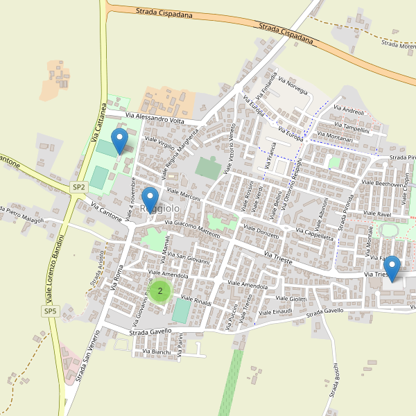 Thumbnail mappa parcheggi di Reggiolo