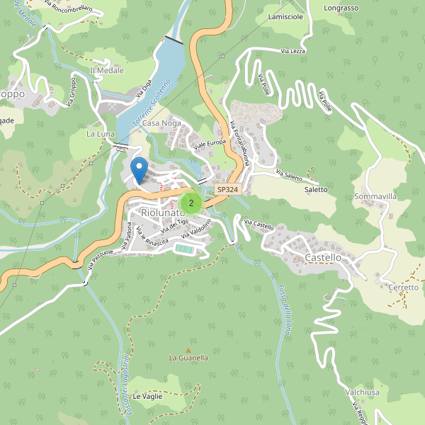 Thumbnail mappa parcheggi di Riolunato