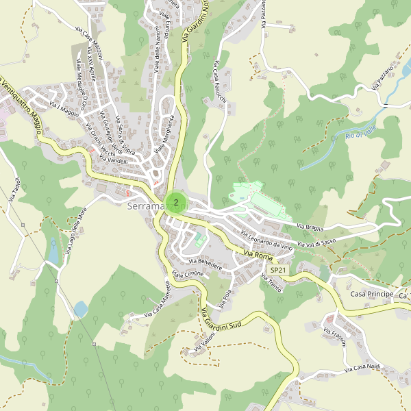 Thumbnail mappa parcheggi di Serramazzoni