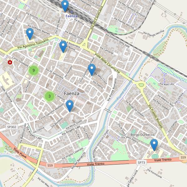 Thumbnail mappa scuole di Faenza