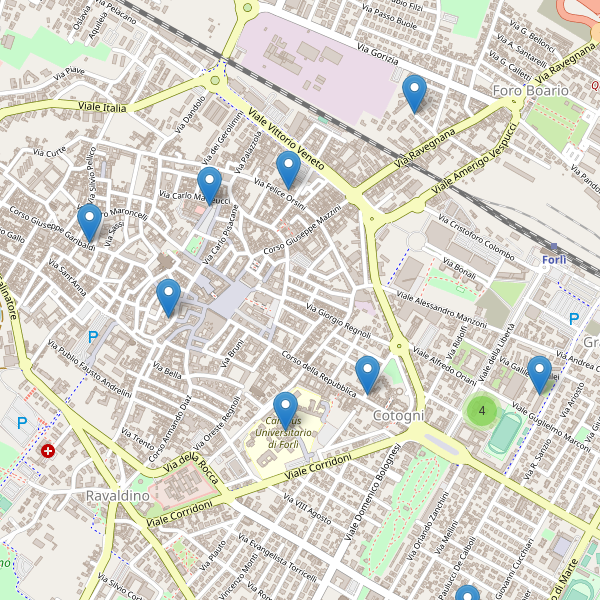 Thumbnail mappa scuole di Forlì