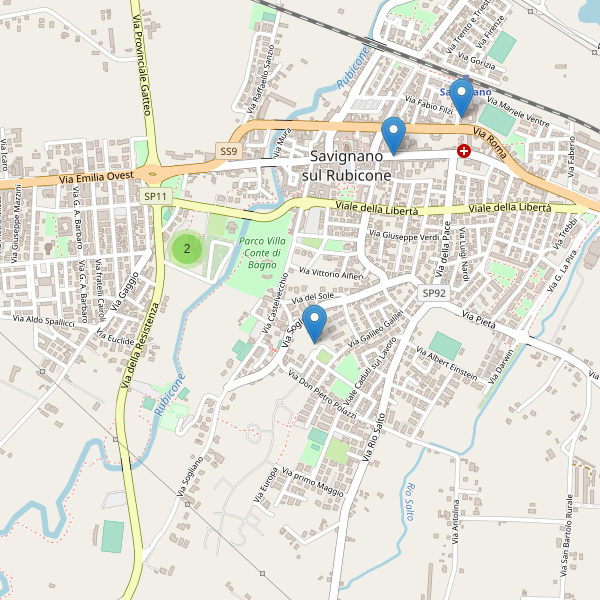 Thumbnail mappa scuole di Savignano sul Rubicone