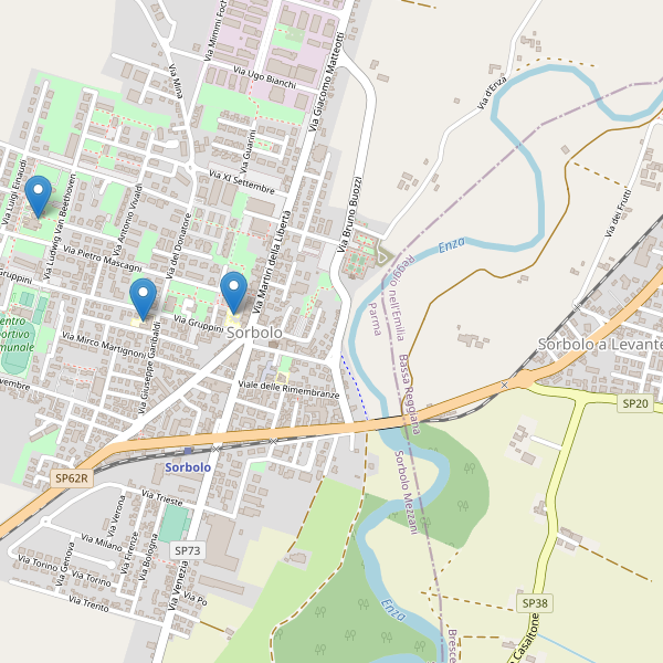 Thumbnail mappa scuole di Sorbolo