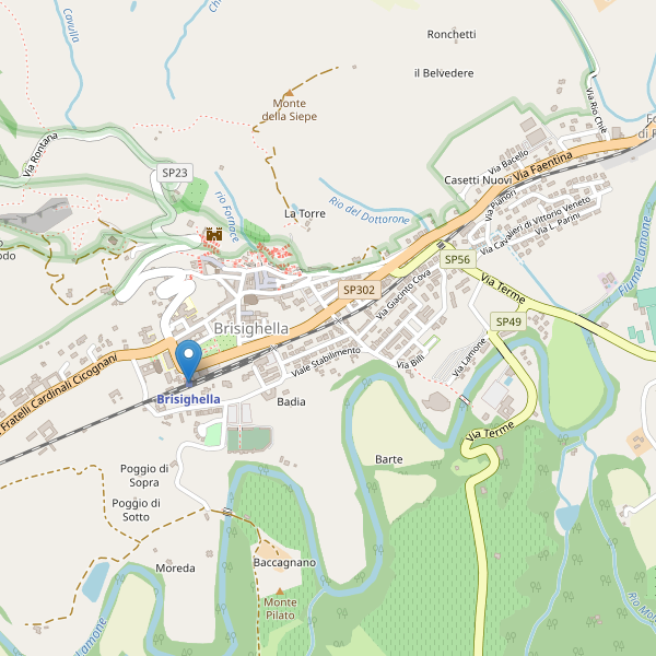 Thumbnail mappa stazioni di Brisighella