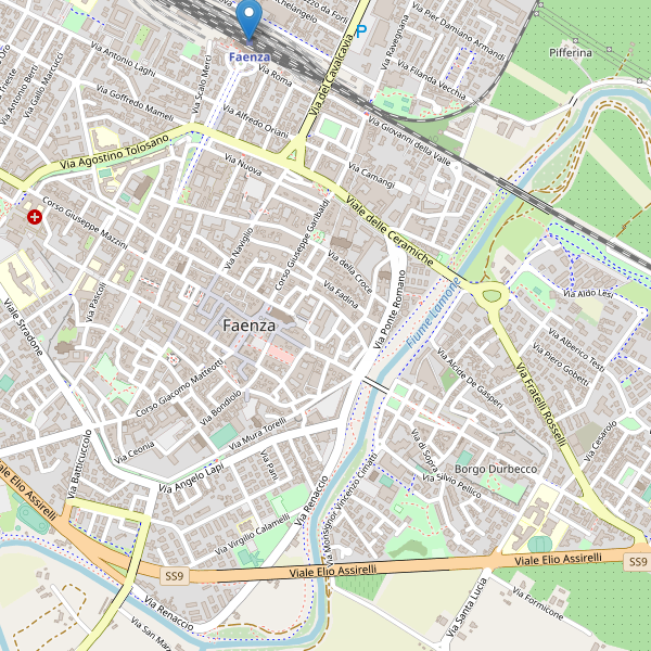 Thumbnail mappa stazioni di Faenza