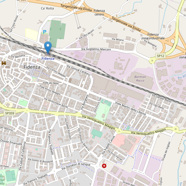 Thumbnail mappa stazioni di Fidenza