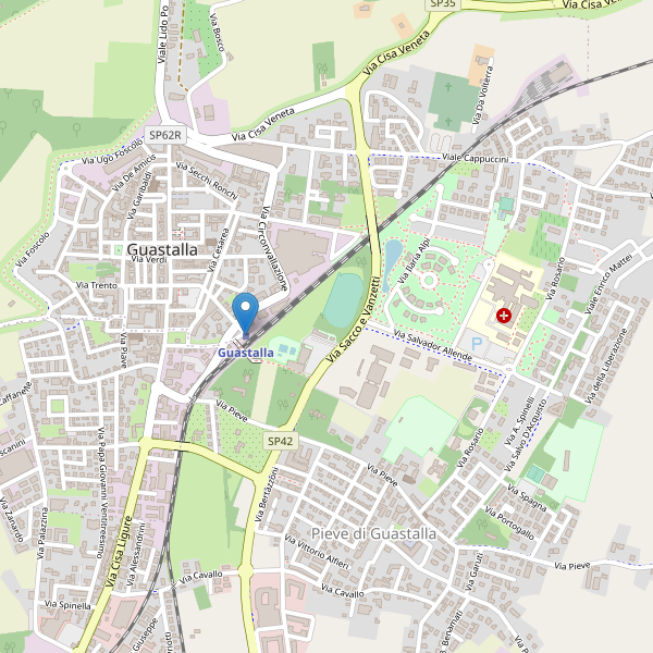 Thumbnail mappa stazioni di Guastalla