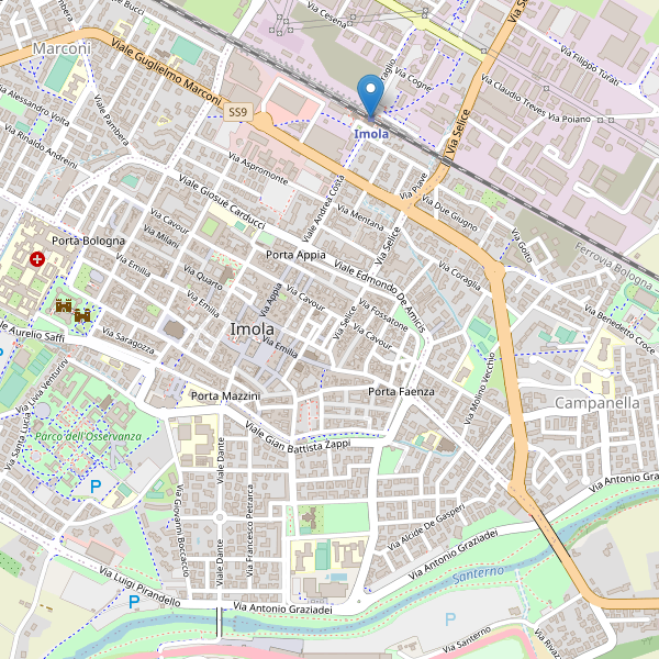 Thumbnail mappa stazioni di Imola