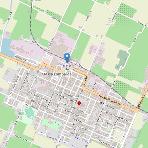 Thumbnail mappa stazioni di Massa Lombarda