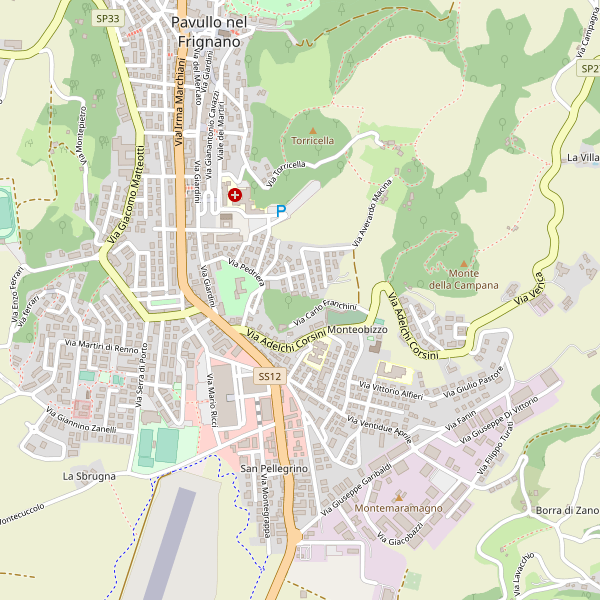 Thumbnail mappa stazioni di Pavullo nel Frignano