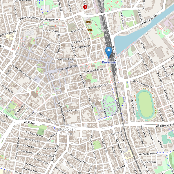 Thumbnail mappa stazioni di Ravenna