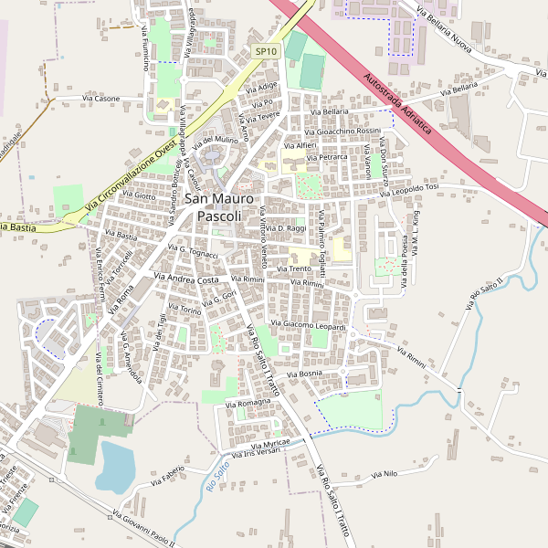 Thumbnail mappa stazioni di San Mauro Pascoli