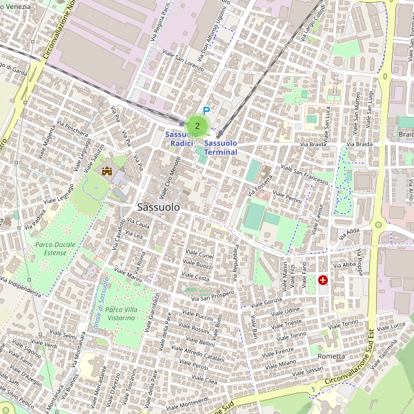 Thumbnail mappa stazioni di Sassuolo