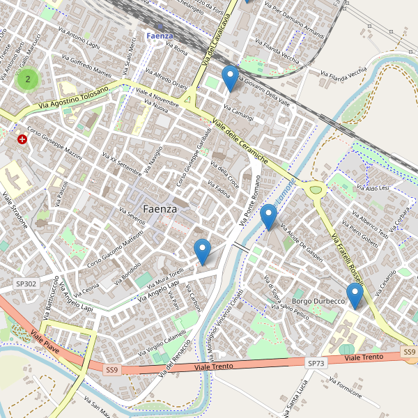 Thumbnail mappa supermercati di Faenza
