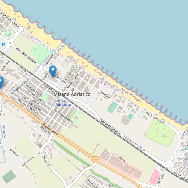 Thumbnail mappa supermercati di Misano Adriatico