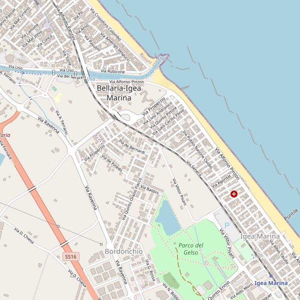 Thumbnail mappa taxi di Bellaria-Igea Marina