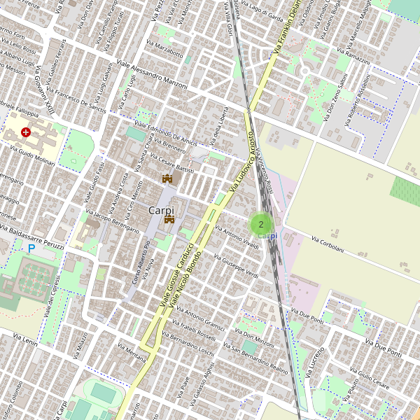 Thumbnail mappa taxi di Carpi