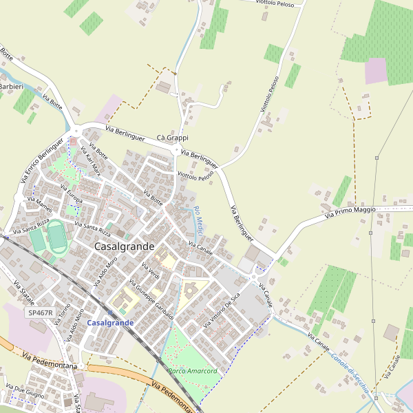 Thumbnail mappa taxi di Casalgrande