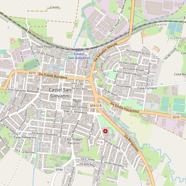 Thumbnail mappa taxi di Castel San Giovanni