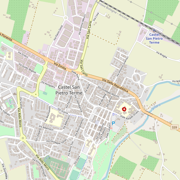 Thumbnail mappa taxi di Castel San Pietro Terme