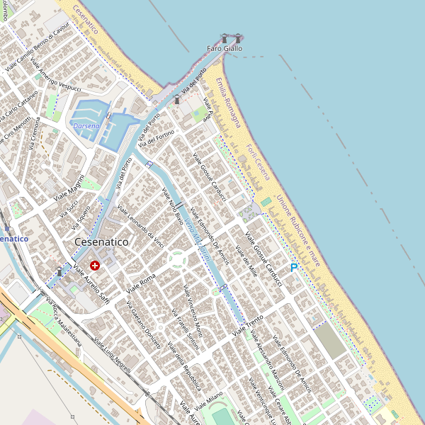 Thumbnail mappa taxi di Cesenatico