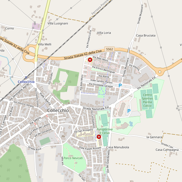 Thumbnail mappa taxi di Collecchio