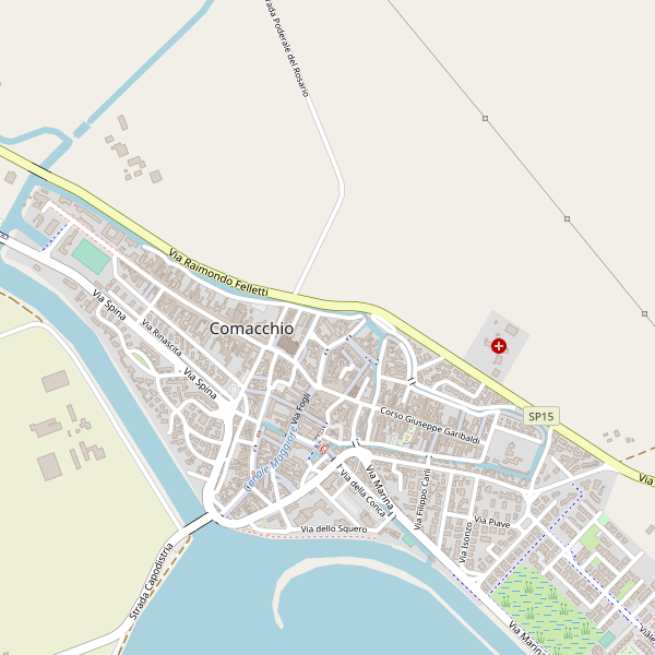 Thumbnail mappa taxi di Comacchio