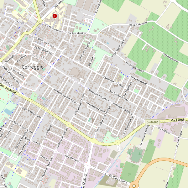 Thumbnail mappa taxi di Correggio