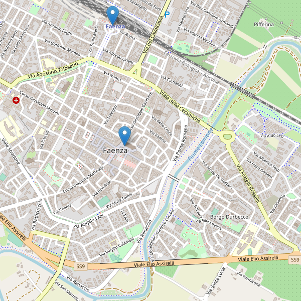 Thumbnail mappa taxi di Faenza